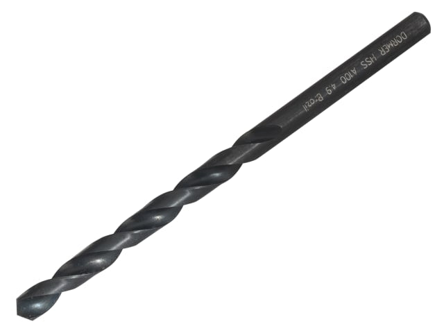 Dormer A100 HSS Jobber Drill Bit 4.90mm Tip 86mm Overall Length Engineering Tool