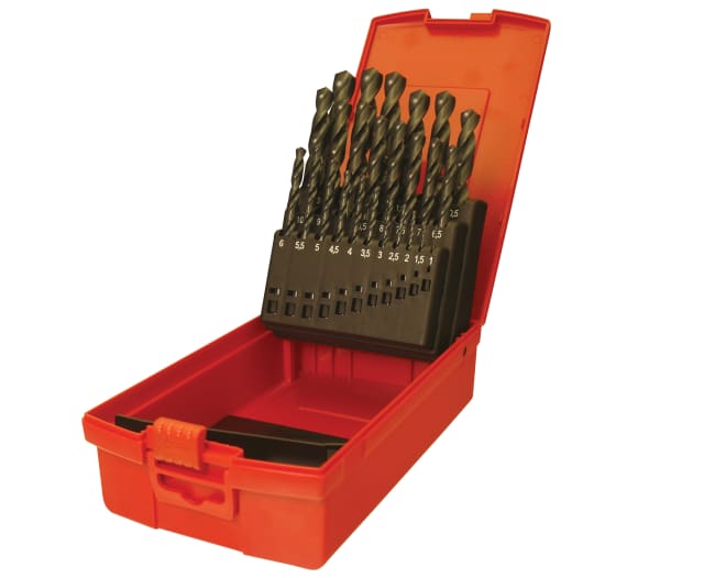 Dormer A190 HSS Jobber Drill Set of 60 Sizes No 1 to No 60 in Case