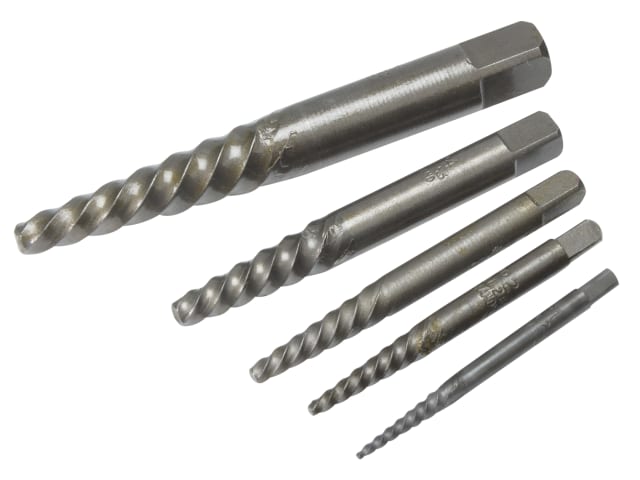 Dormer M101 Screw Extractor Set A Carbon Steel 1-5 for Broken Screws 3-14mm