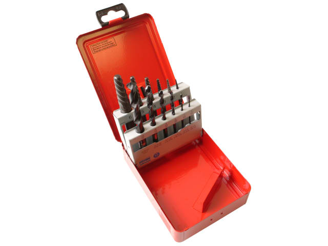 Dormer M101 Screw Extractor Set D Carbon Steel 1-6 for Broken Screws 3-19mm