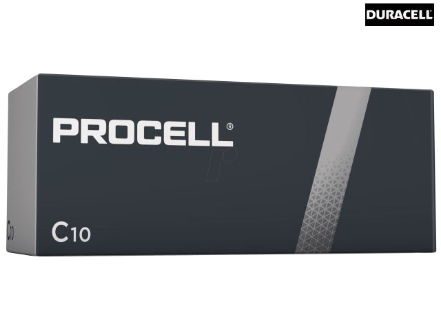Duracell PROCELL C Cell Alkaline Batteries Pack of 10 High Quality Bulk