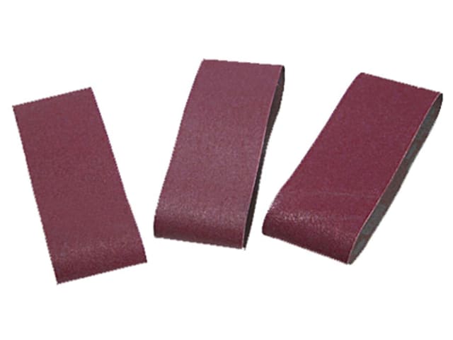 Evolution Mini Belt Sander Belts 303x40mm 120g Pack of 3 for Wood and Plastics