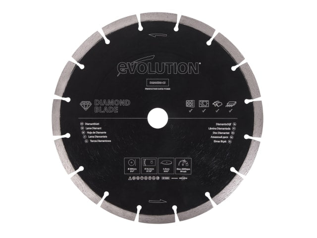 Evolution 230mm General Purpose Diamond Blade for Concrete and Masonry