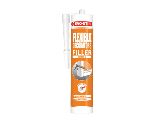 EVO-STIK Flexible Acrylic Filler White C20 for Cracks and Draughtproofing