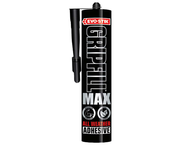 EVO-STIK Gripfill Max Adhesive 350ml C30 Zero Solvent All Weather Bonding