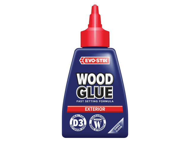 EVO-STIK Exterior Wood Glue 250ml Fast Setting Weatherproof Strong Bond