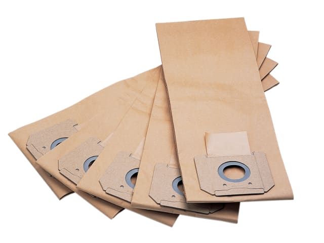 Flex Power Tools Paper Filter Bags Pack of 5 for S36 VC35L VCE 35 LAC