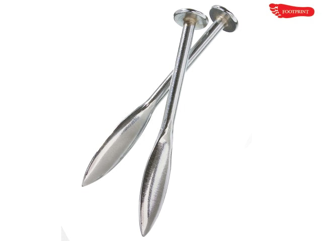 Footprint 620C Line Pins Card of 2 Hardened Steel for Brick Wall Building