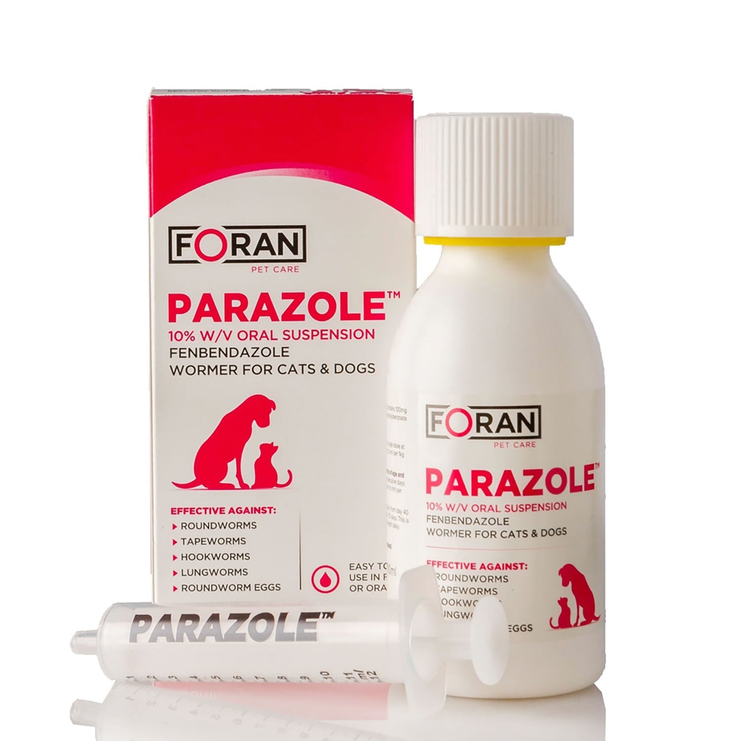 Foran Pet Care Parazole Wormer For Cats & Dogs and BroadSpectrum Treatment