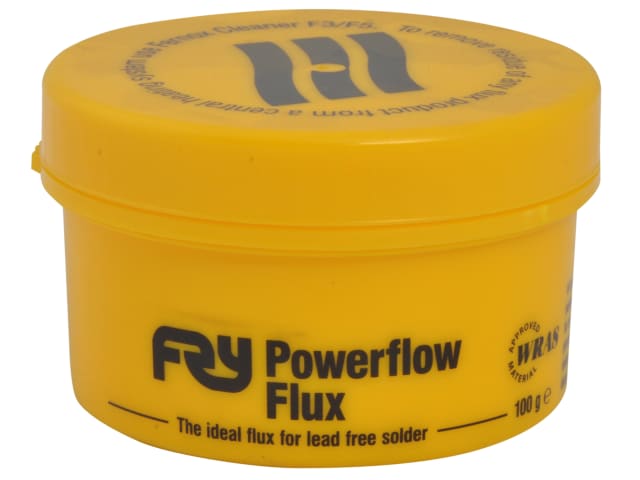 Frys Metals Powerflow Flux Medium 100g Water Soluble for Pipework Repair