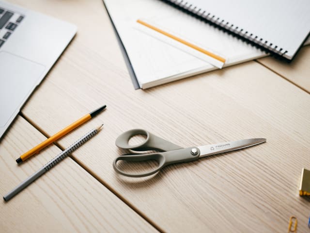 Fiskars Renew Scissors 21cm Eco-Friendly Recycled Stainless Steel Blades