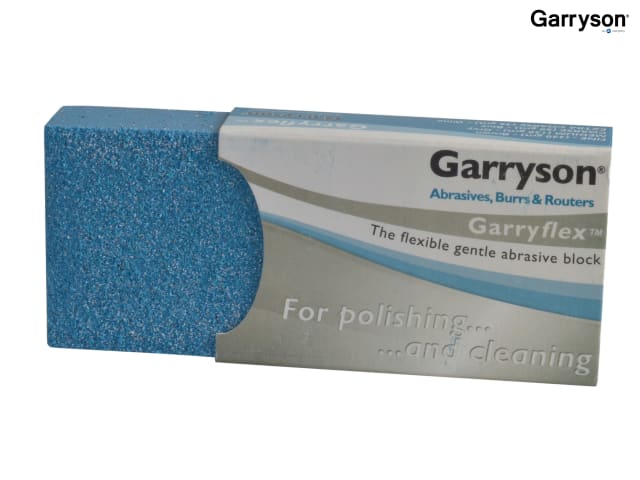 Garryson Garryflex Abrasive Block Coarse 60 Grit Blue Ideal for Metal Polishing
