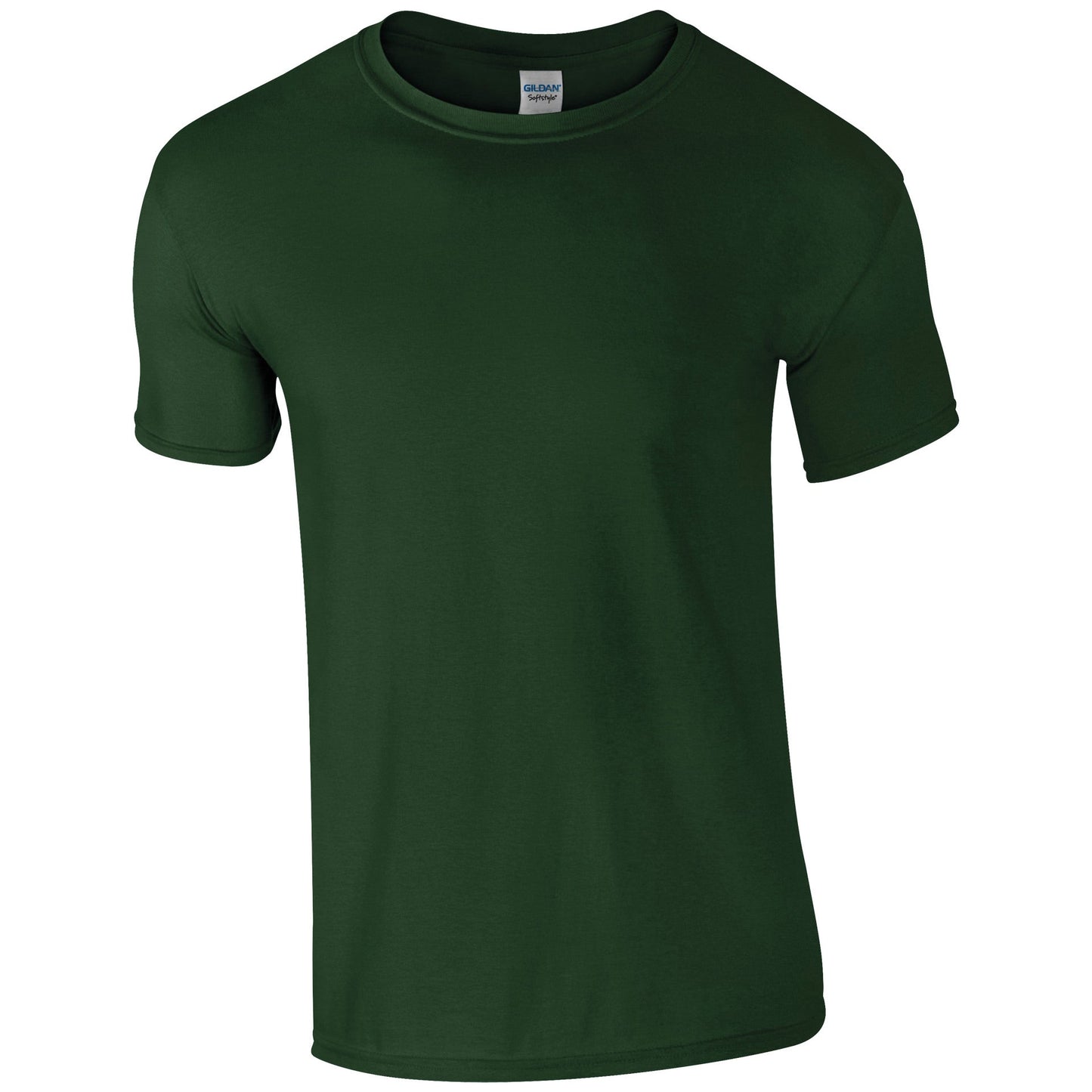 Gildan Softstyle Adult Ringspun T-Shirt Forest Green Lightweight Euro Fit