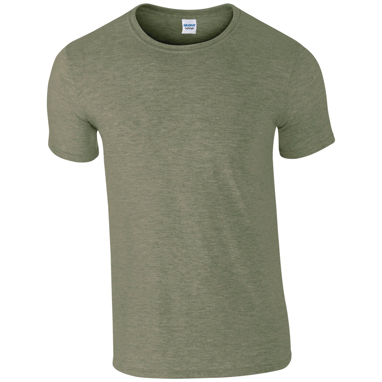 Gildan Softstyle Adult Ringspun T-Shirt Heather Military Green Euro Fit