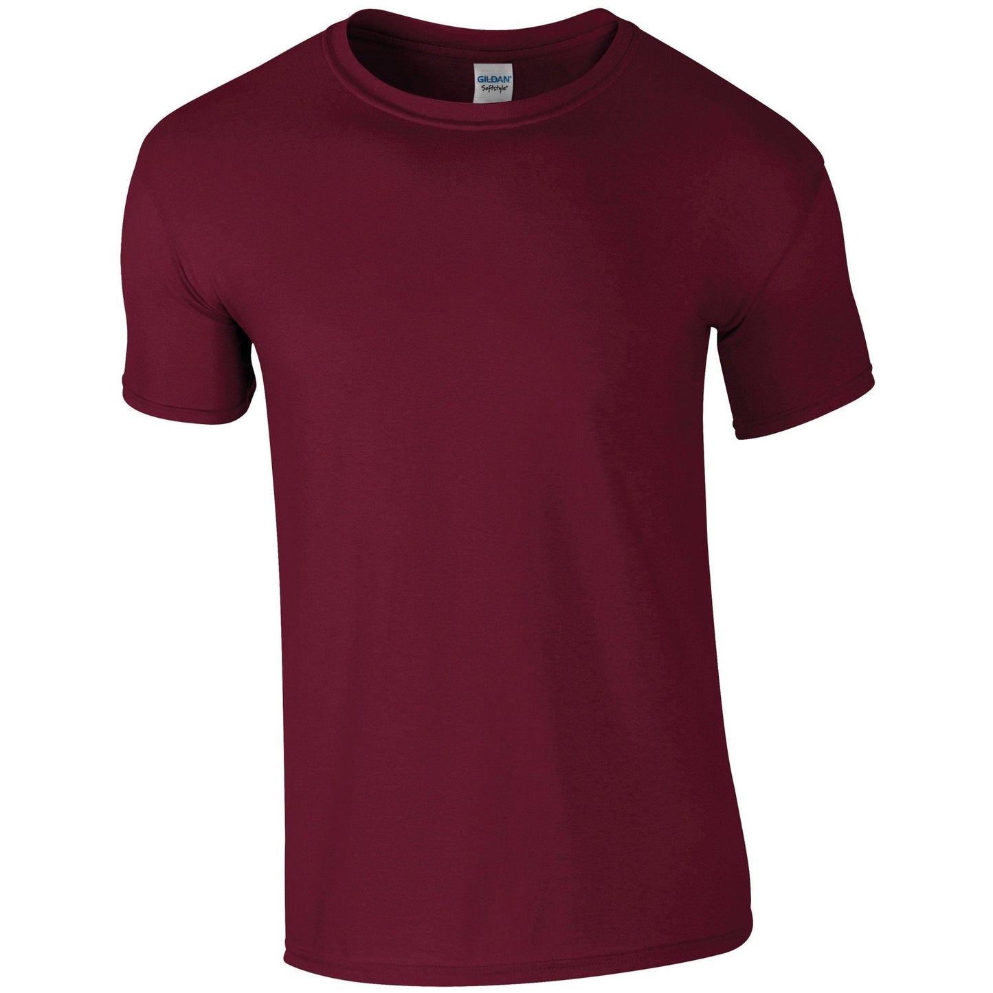 Gildan Softstyle Adult Ringspun T-Shirt Maroon Lightweight Euro Fit Cotton