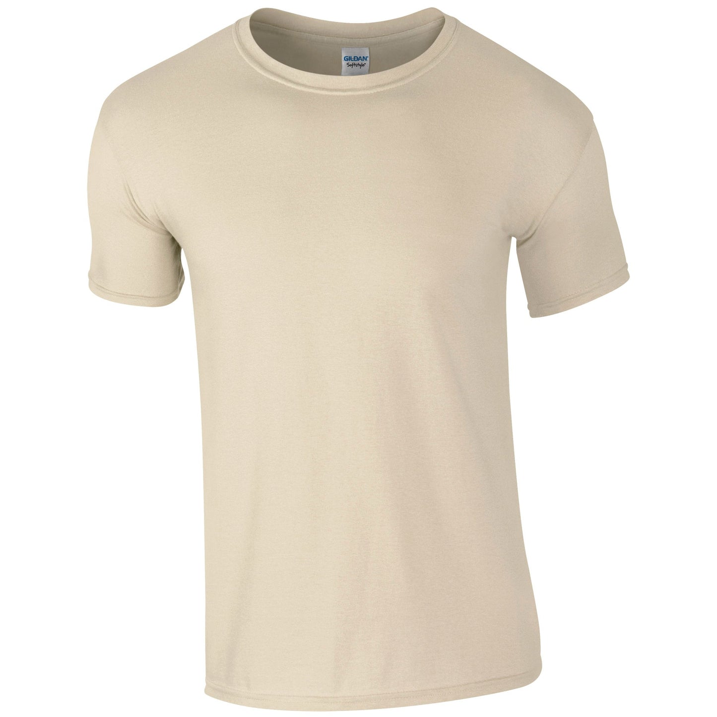 Gildan Softstyle Adult Ringspun T-Shirt Sand Lightweight Euro Fit Cotton