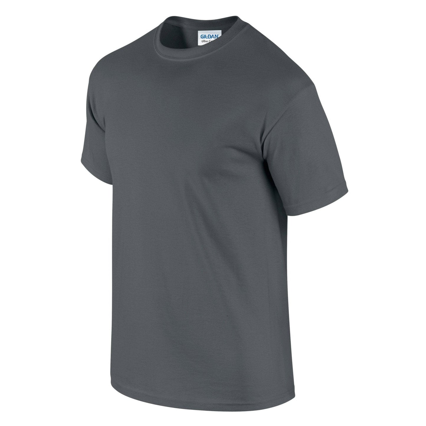 Gildan Ultra Cotton Adult T-Shirt Charcoal 100% Cotton Classic Fit Heavyweight