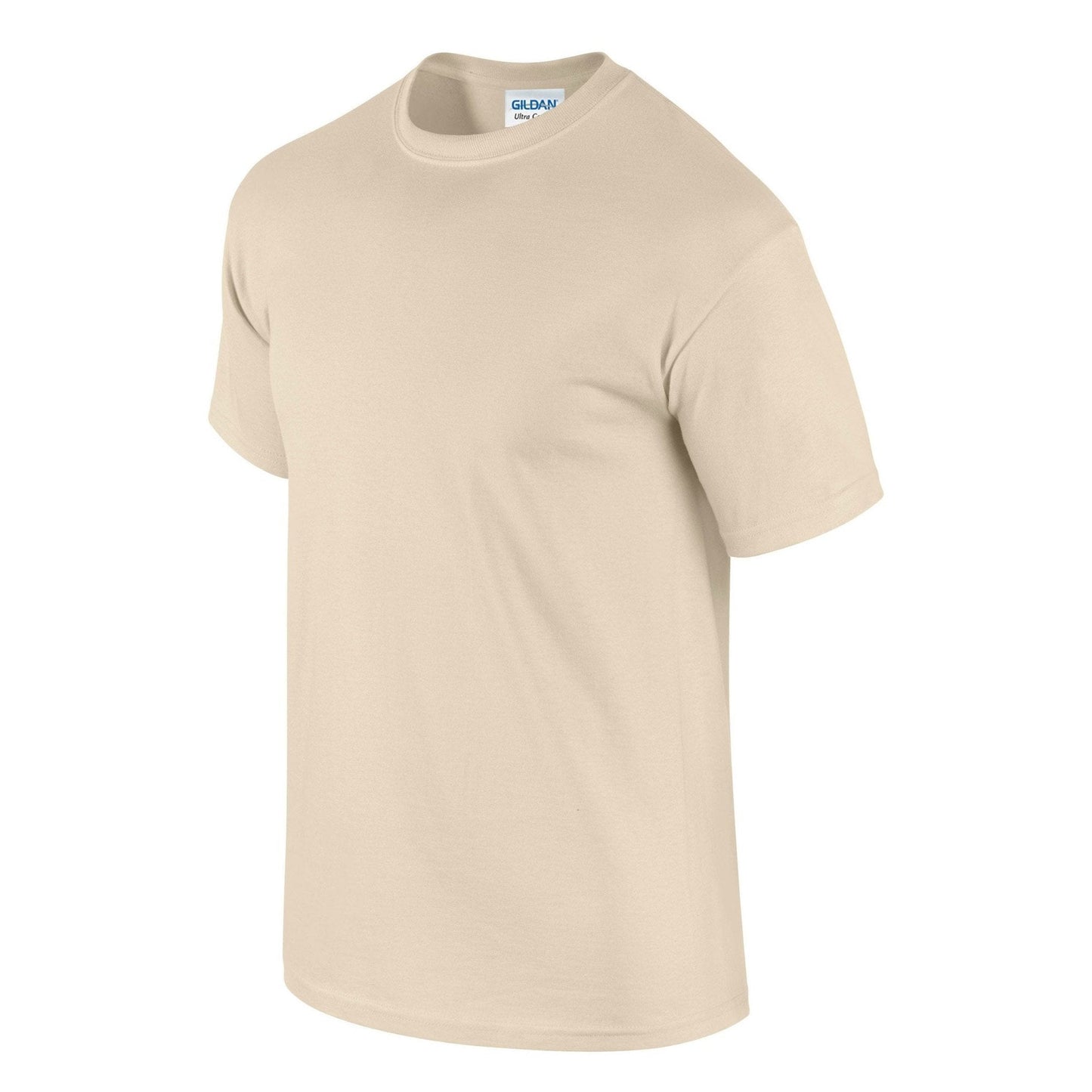 Gildan Ultra Cotton Adult T-Shirt Sand 100% Cotton Classic Fit Durable Tee