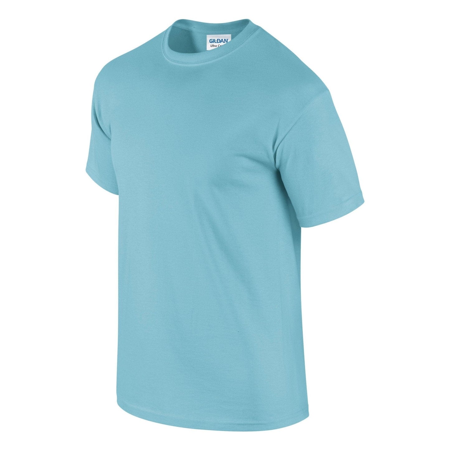 Gildan Ultra Cotton Adult T-Shirt Sky 100% Cotton Classic Fit Durable Tee