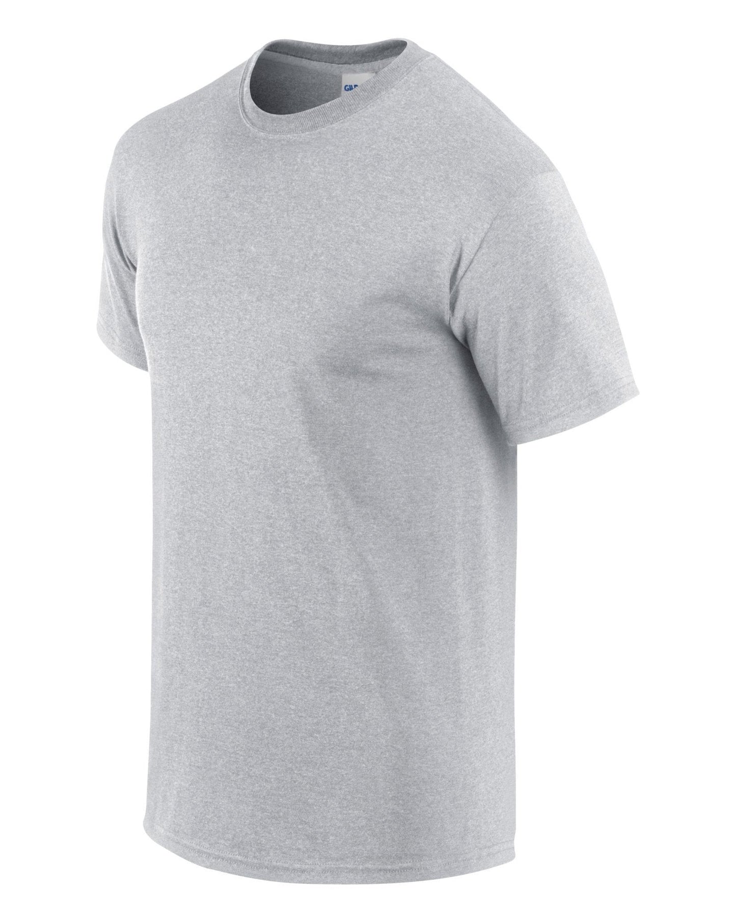 Gildan Ultra Cotton Adult T-Shirt Sport Grey 100% Cotton Classic Fit