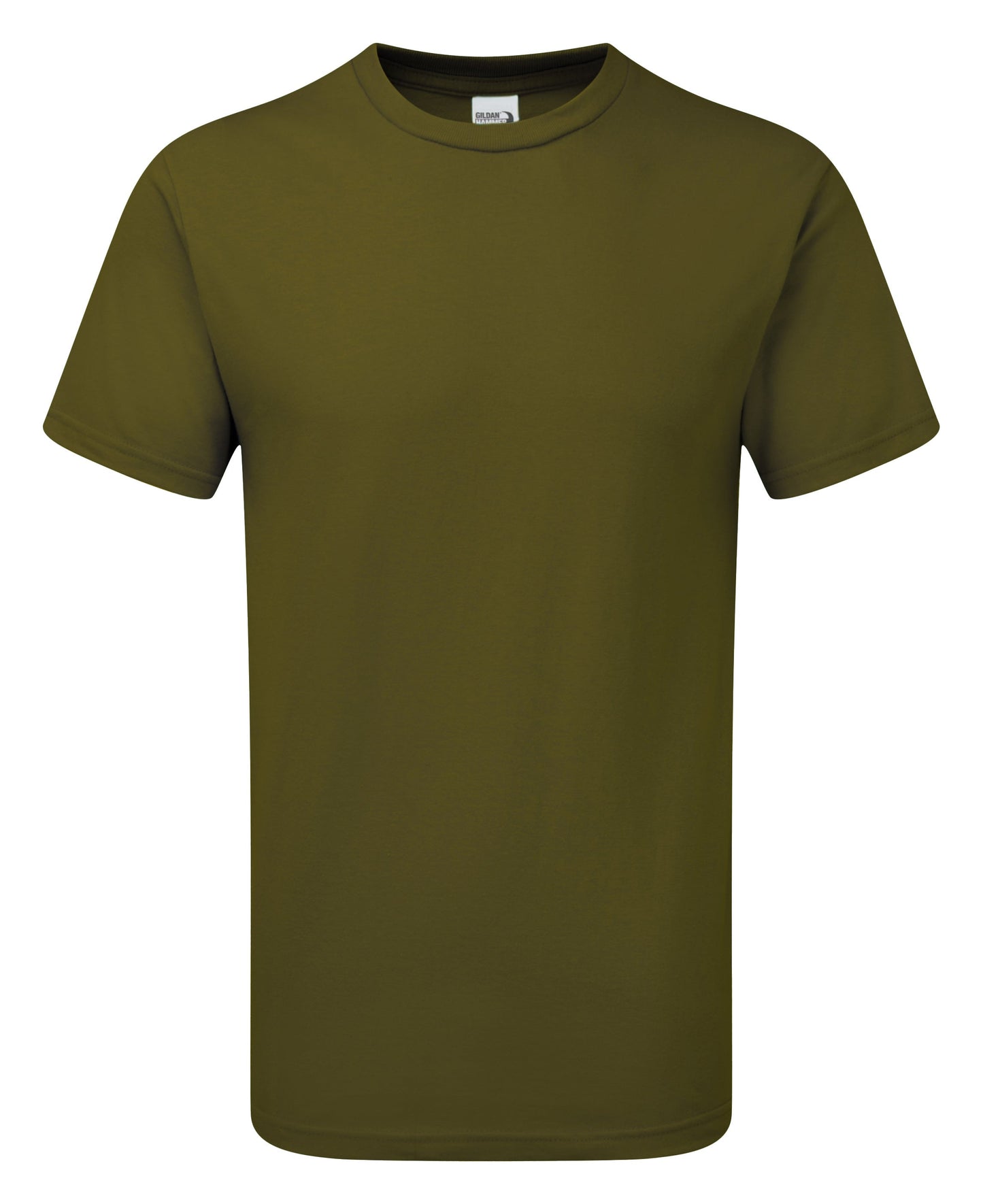 Gildan Hammer Adult T-Shirt Olive Combed Ringspun Cotton Classic Fit S-4XL