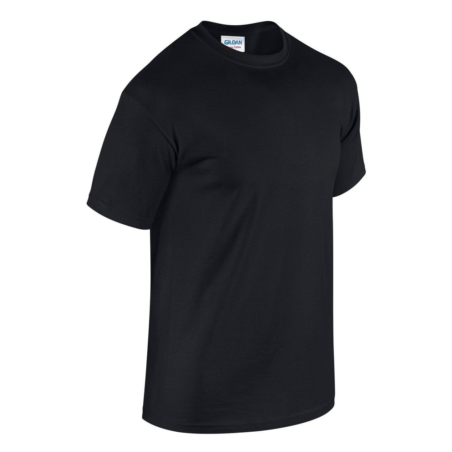 Gildan Heavy Cotton Adult T-Shirt Black 100% Cotton Pre-Shrunk Soft Tee
