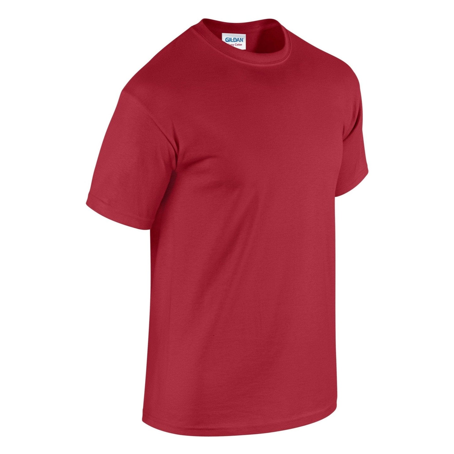 Gildan Heavy Cotton Adult T-Shirt Cardinal Red 100% Cotton Pre-Shrunk Tee