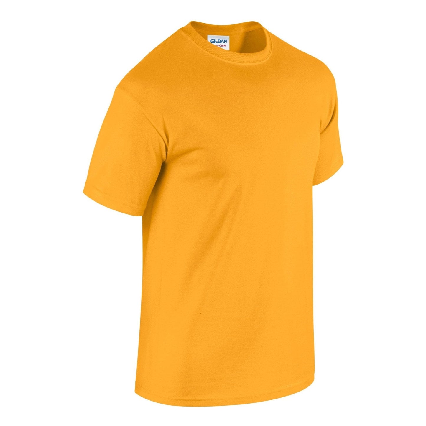 Gildan Heavy Cotton Adult T-Shirt Gold 100% Cotton Pre-Shrunk Soft Tee