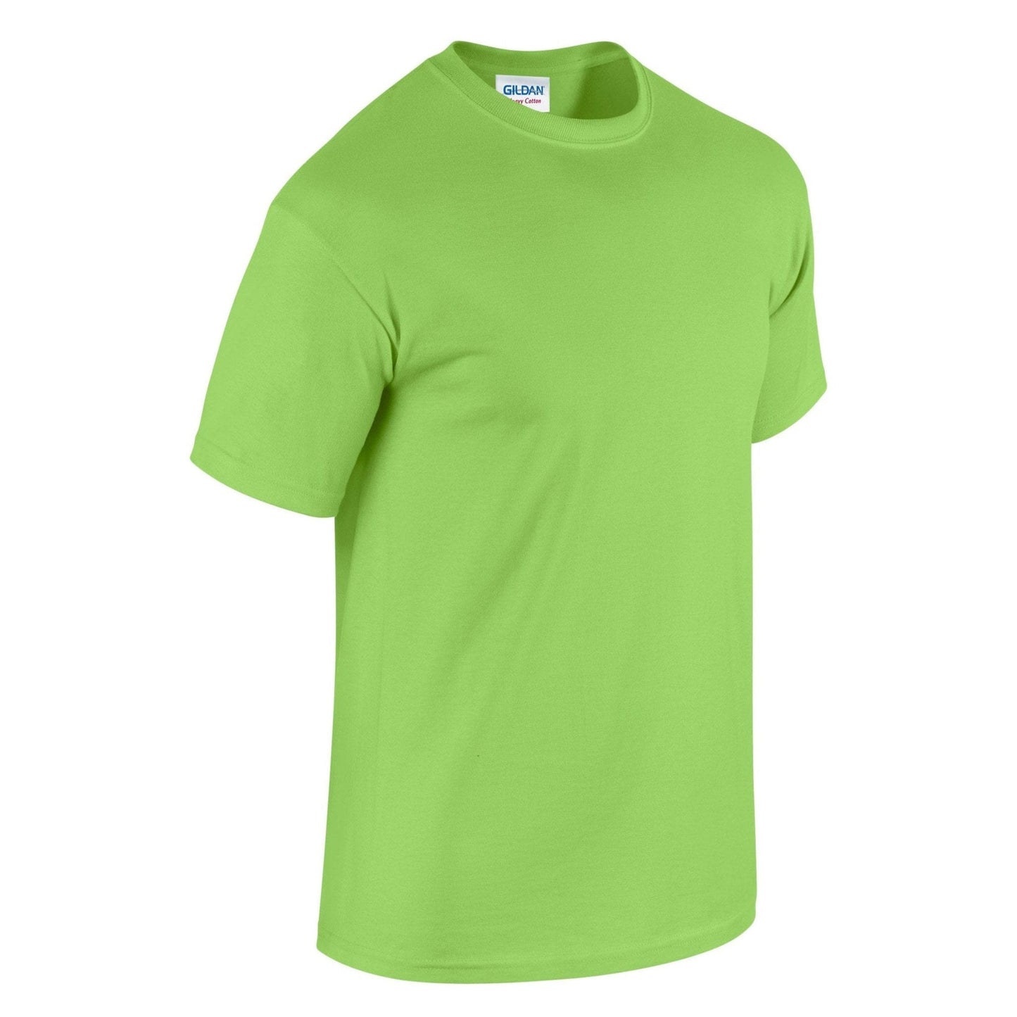 Gildan Heavy Cotton Adult T-Shirt Lime 100% Cotton Pre-Shrunk Soft Tee