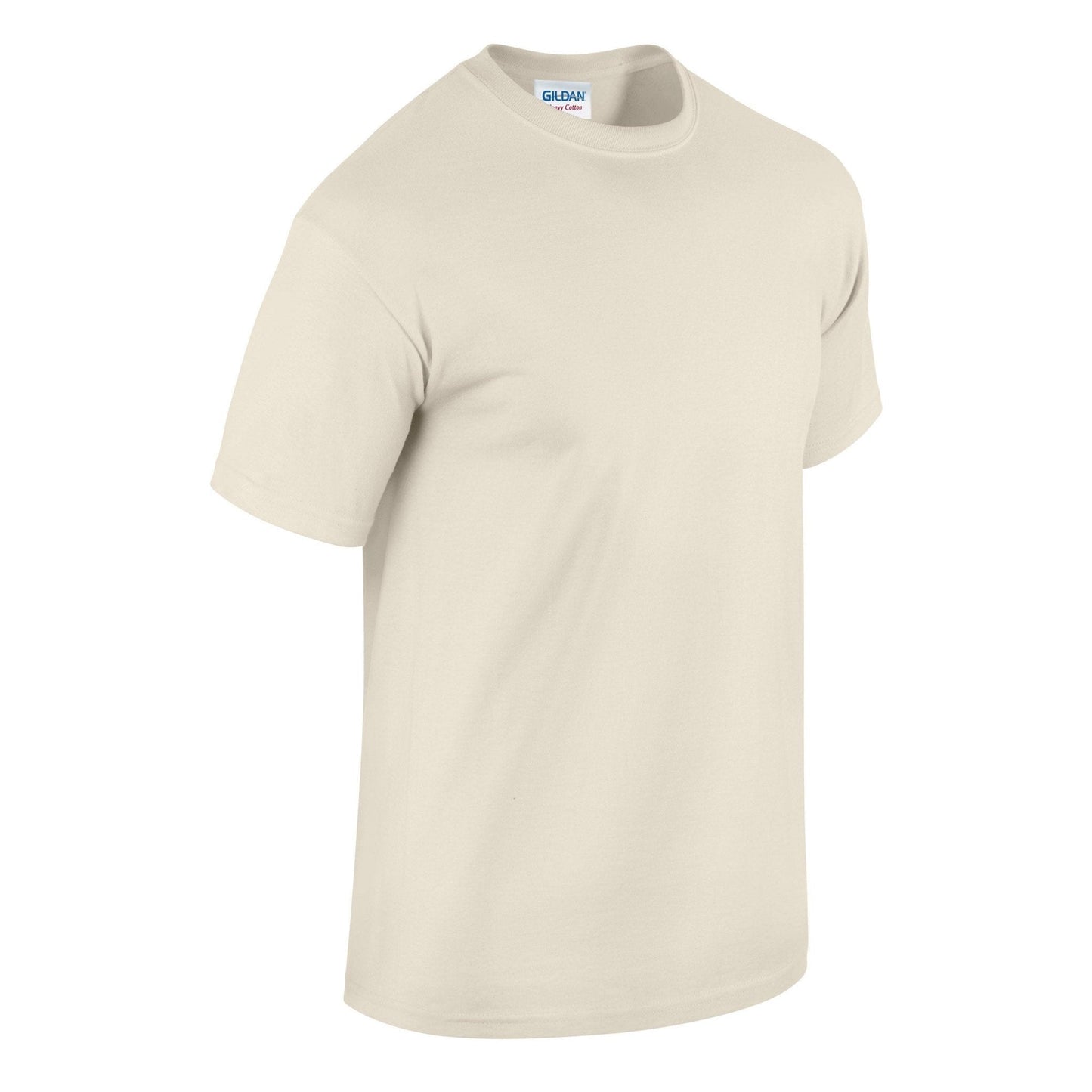 Gildan Heavy Cotton Adult T-Shirt Natural 100% Cotton Pre-Shrunk Soft Tee