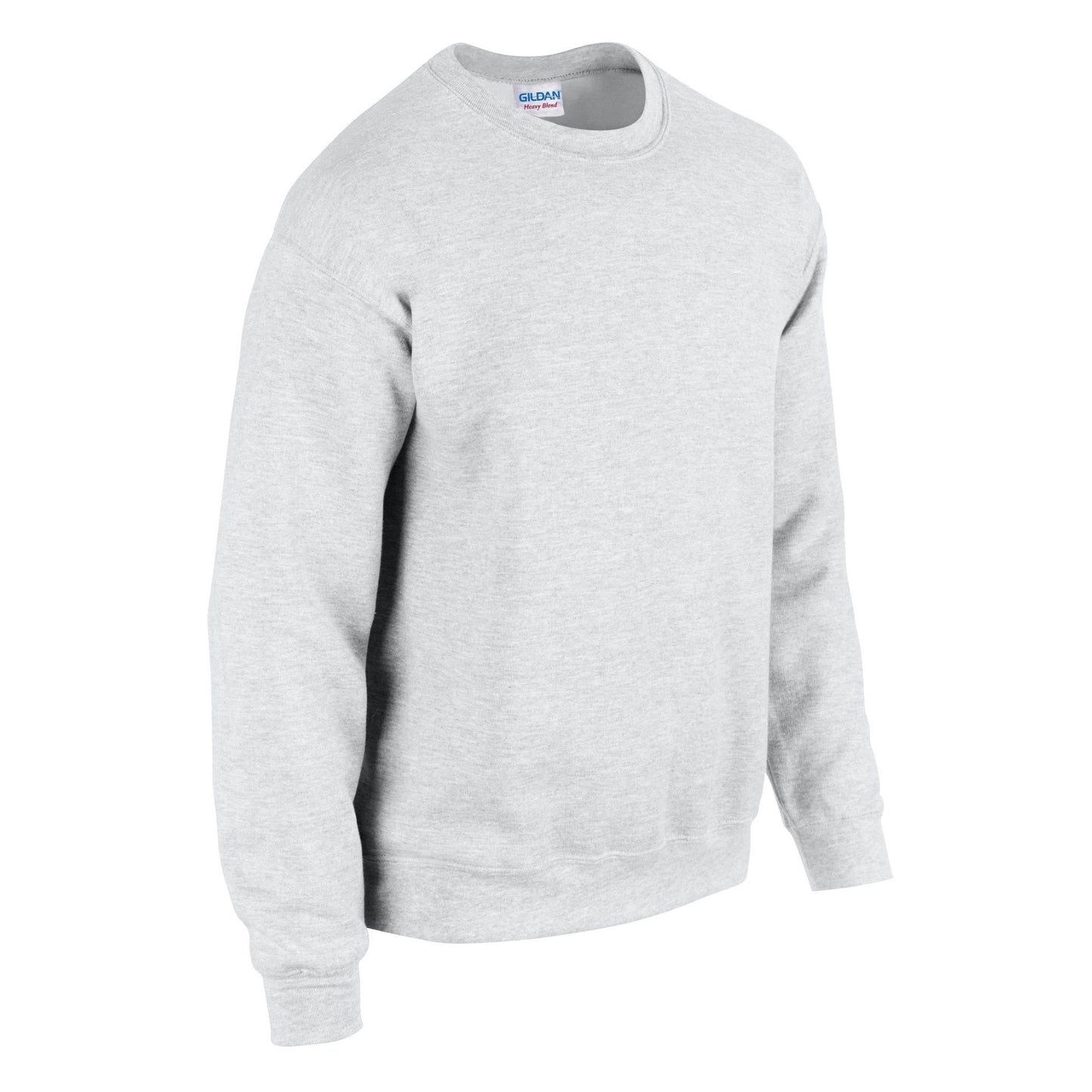 Gildan Heavy Blend Adult Crew Neck Sweatshirt Ash Soft Comfortable Casual Wear