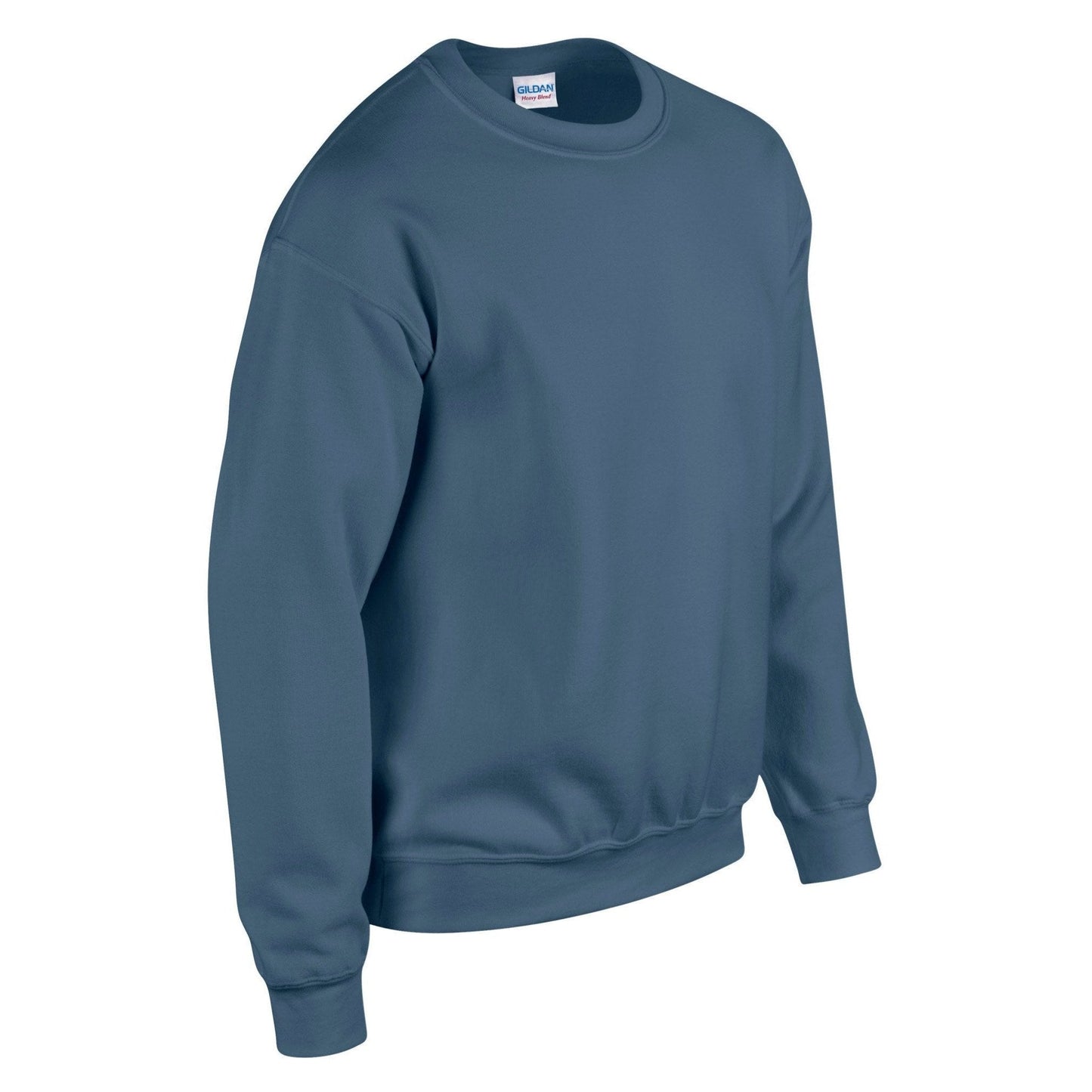 Gildan Heavy Blend Adult Crew Neck Sweatshirt Indigo Blue Soft Comfortable S-3XL
