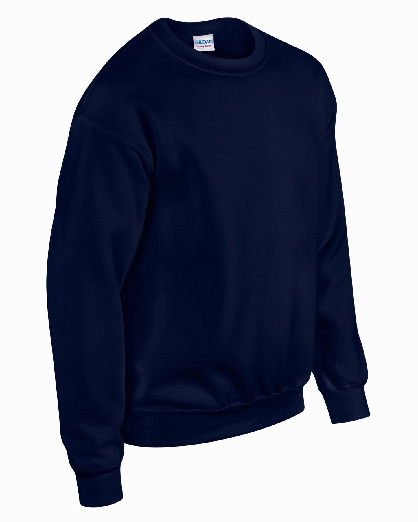 Gildan Heavy Blend Adult Crew Neck Sweatshirt Navy Soft Comfortable Casual Wear