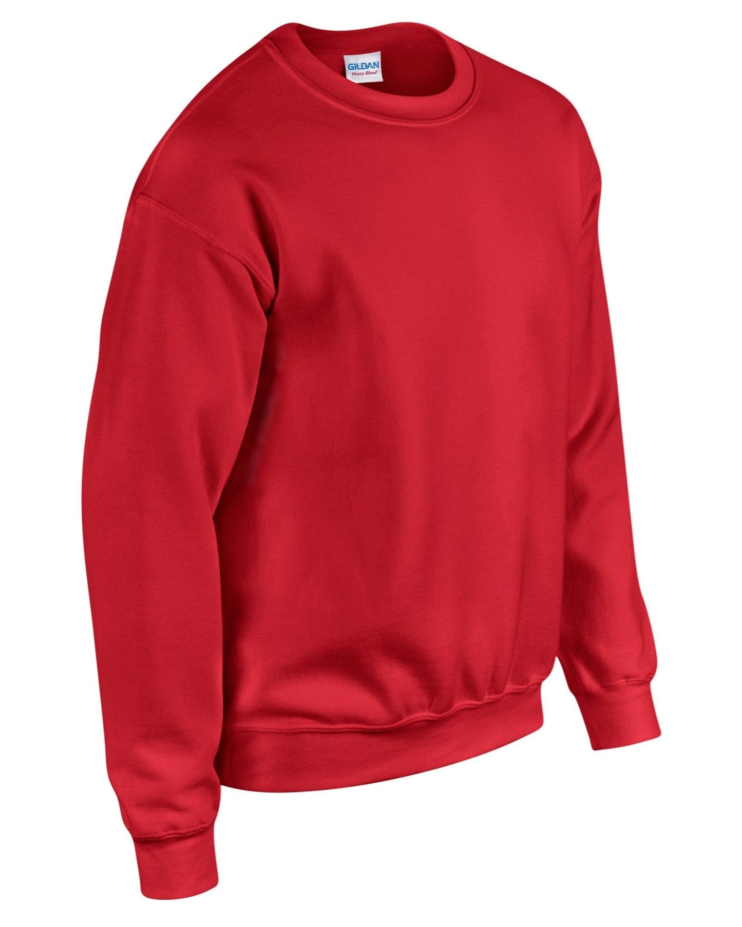 Gildan Heavy Blend Adult Crew Neck Sweatshirt Red Soft Comfortable Casual Wear