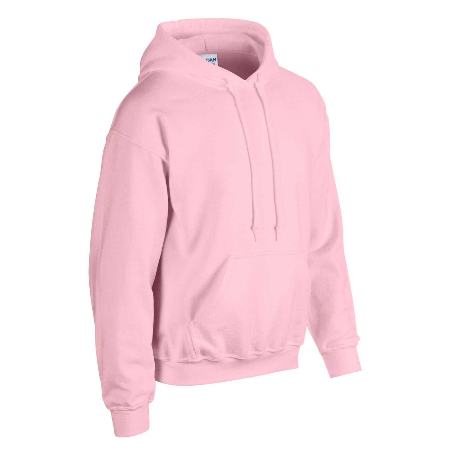 Gildan Heavy Blend Hooded Sweatshirt Light Pink Soft Cotton-Poly Fleece