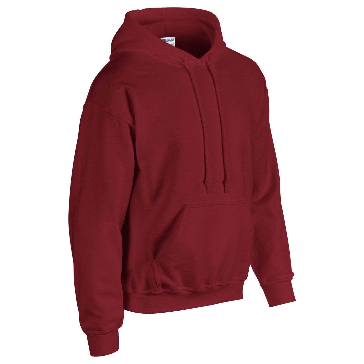 Gildan Heavy Blend Hooded Sweatshirt Maroon Double-Lined Hood Size S-5XL
