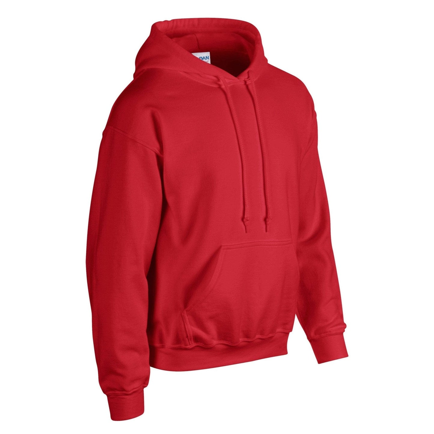 Gildan Heavy Blend Hooded Sweatshirt Red Double-Lined Hood Soft Fleece