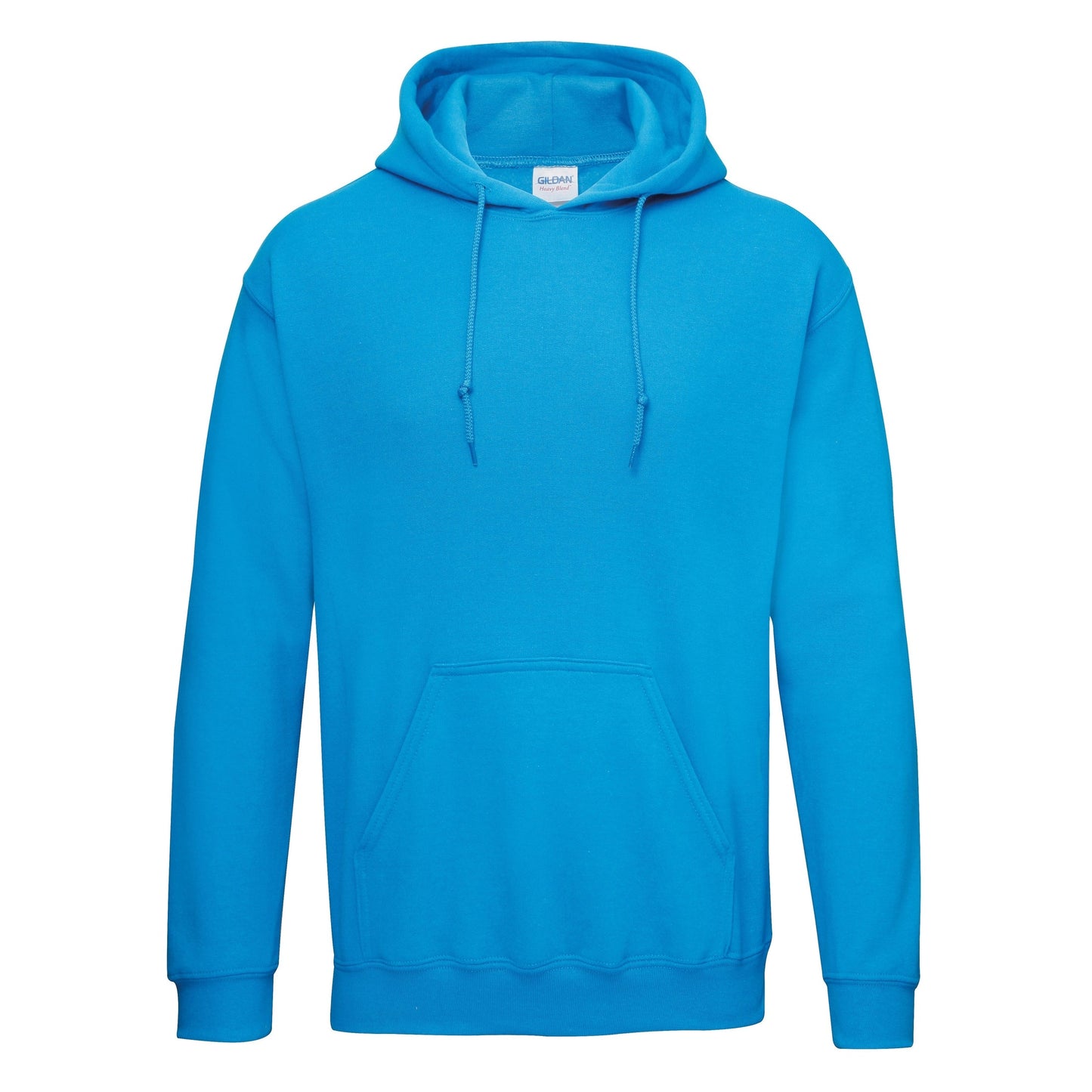 Gildan Heavy Blend Hooded Sweatshirt Sapphire Soft Cotton-Poly Fleece
