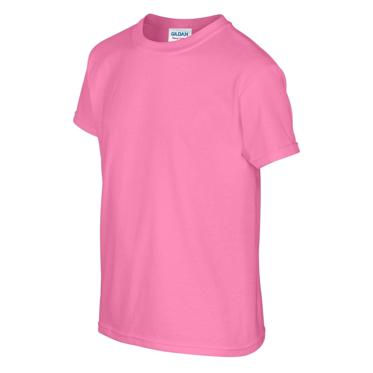 Gildan Heavy Cotton Youth T-Shirt Azalea Soft Cotton Pre-Shrunk 100% Cotton