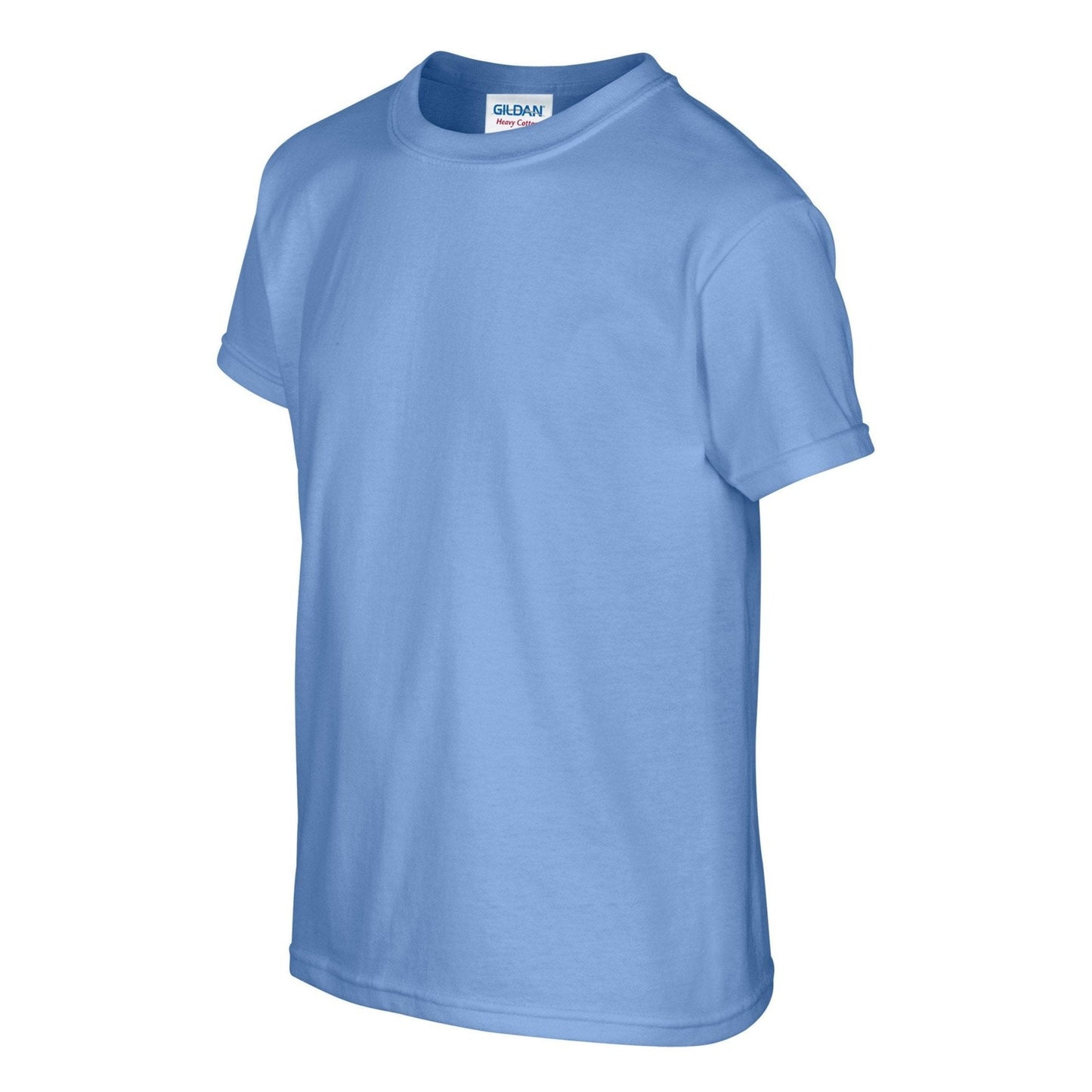 Gildan Heavy Cotton Youth T-Shirt Carolina Blue Soft Cotton Pre-Shrunk Cotton