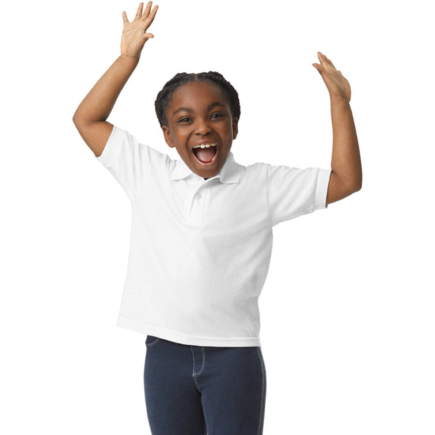 Gildan Kids DryBlend Jersey Knit Polo Shirt Moisture-Wicking Soft Cotton Blend