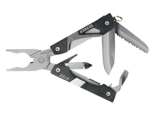 Gerber Vise Pocket Tool Mini Pliers Multi-Tool with Keychain Lt.weight Aluminium