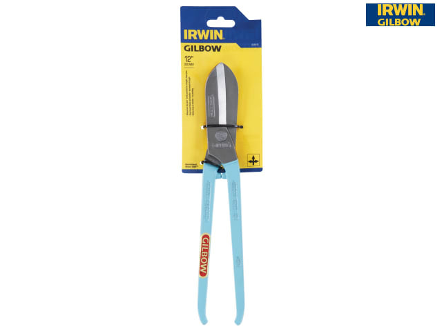 IRWIN Gilbow G246 300mm Curved Tin Snips Precision Cutting Tool for Metal