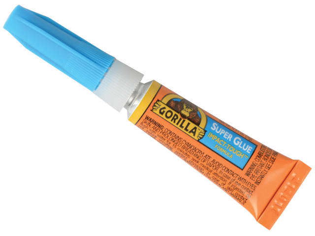 Gorilla Superglue 3g - Strong Impact-Resistant Adhesive - Wood, Metal, Ceramics