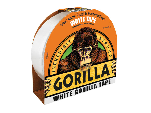 Gorilla Tape White 48mm x 27m All-Weather Strong Adhesive UV Resistant