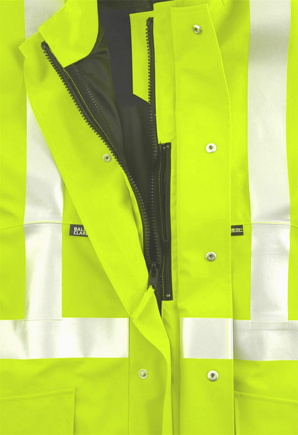 Gore-Tex Saturn Yellow Foul Weather Jacket Waterproof Windproof Breathable