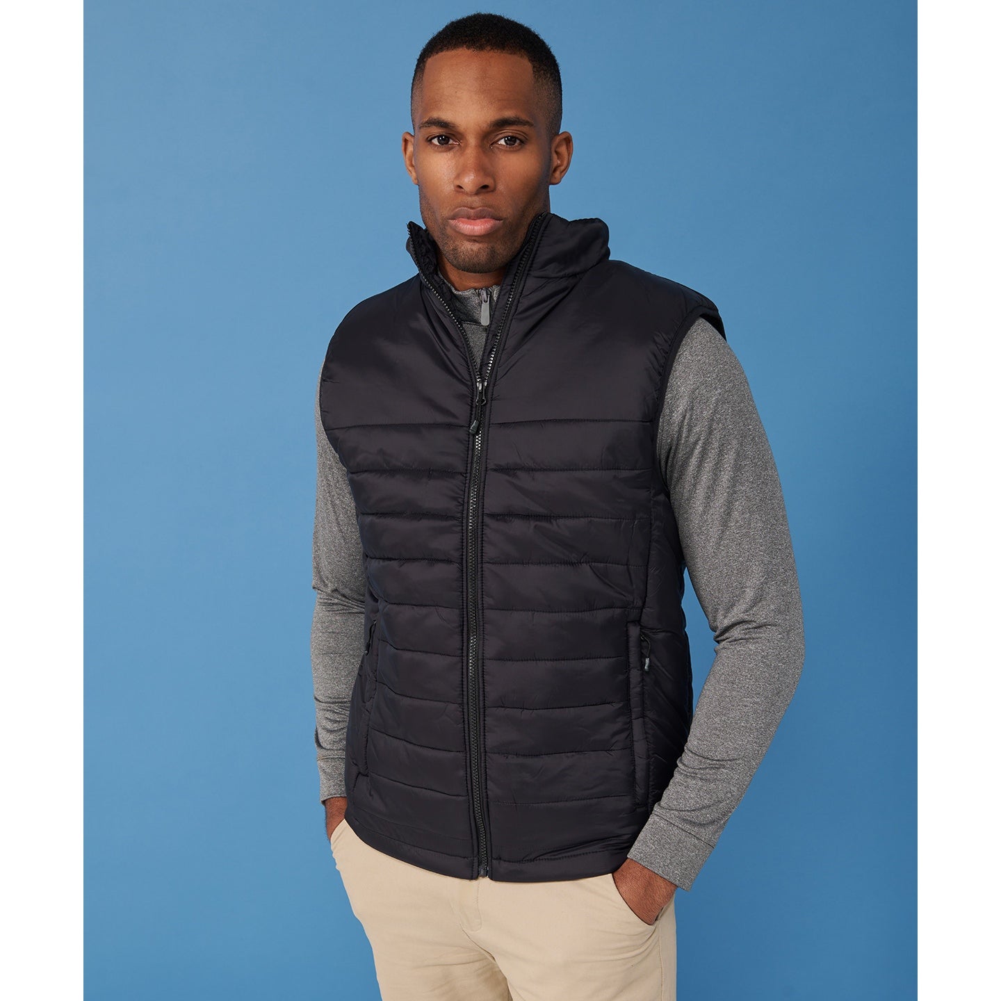 Henbury Unisex Padded Gilet Water-Repellent with Internal Pockets Sizes XXS-4XL