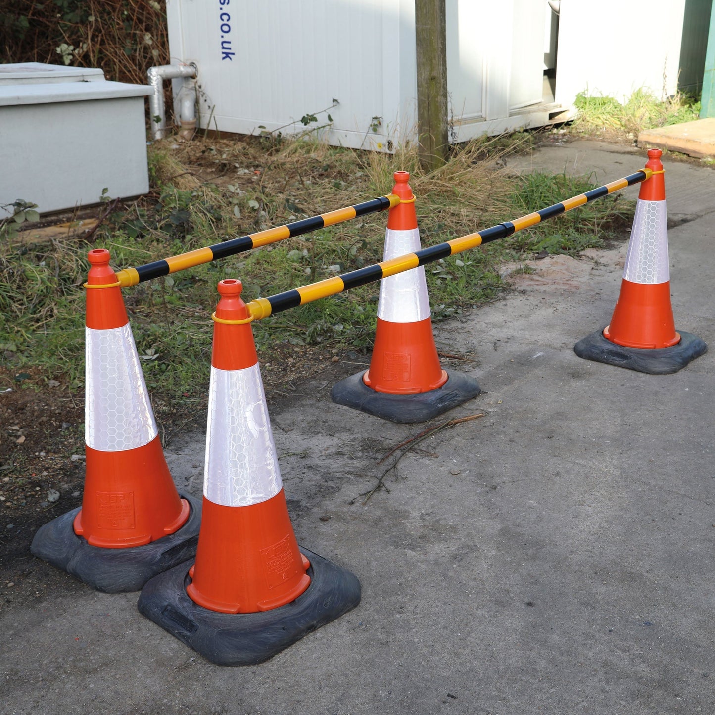 JSP Telescopic Demarcation Pole for Traffic Cones Red/White Yellow/Black
