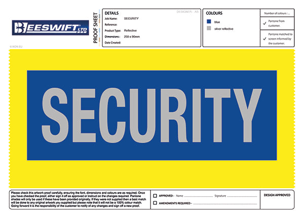 Beeswift Heat Seal Security Badge Durable ID Card Holder for Events and Access