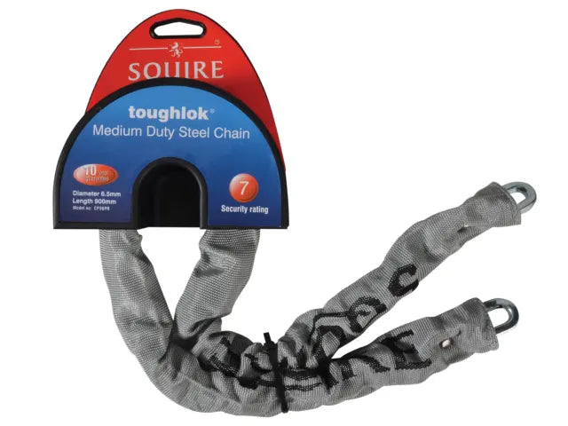 Squire CP36PR Security Chain 90cm 6.5mm Hardened Steel for Bulky Items